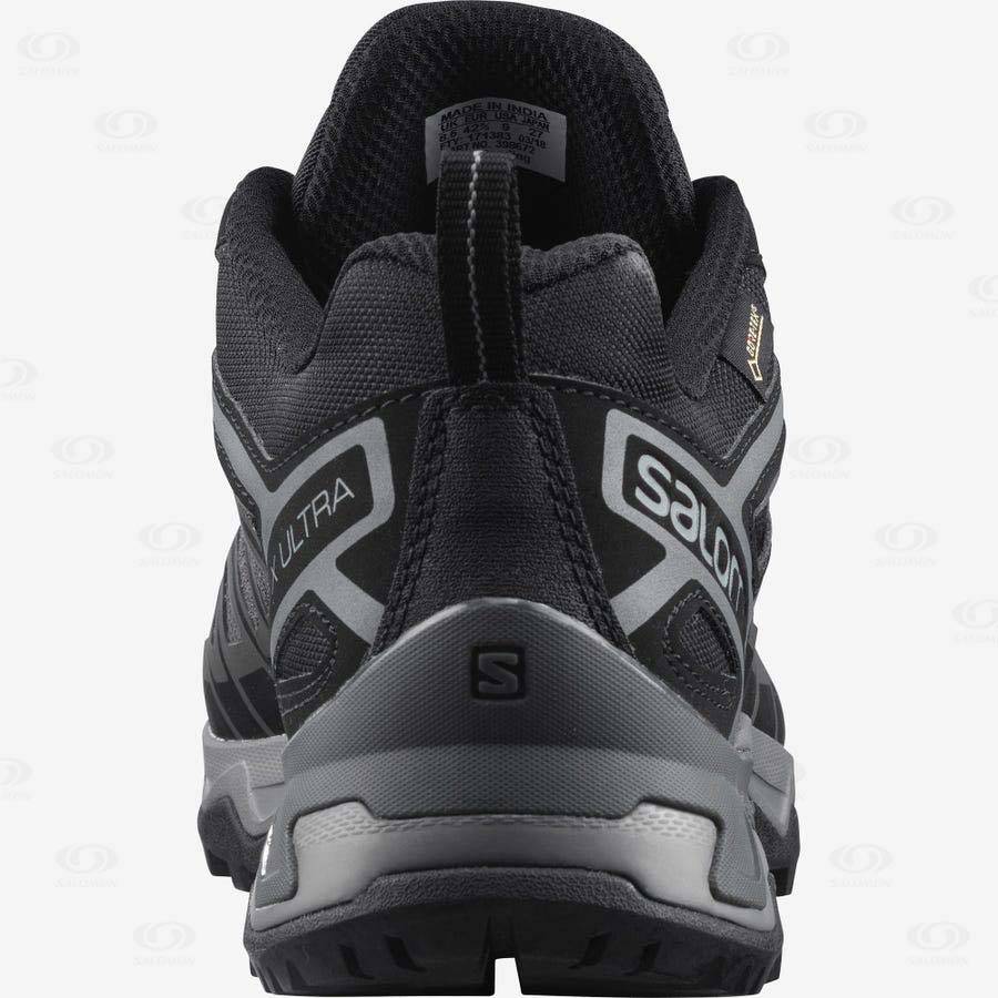 Tenis Senderismo Salomon X ULTRA 3 GORE-TEX Hombre Grises | MX-A2571