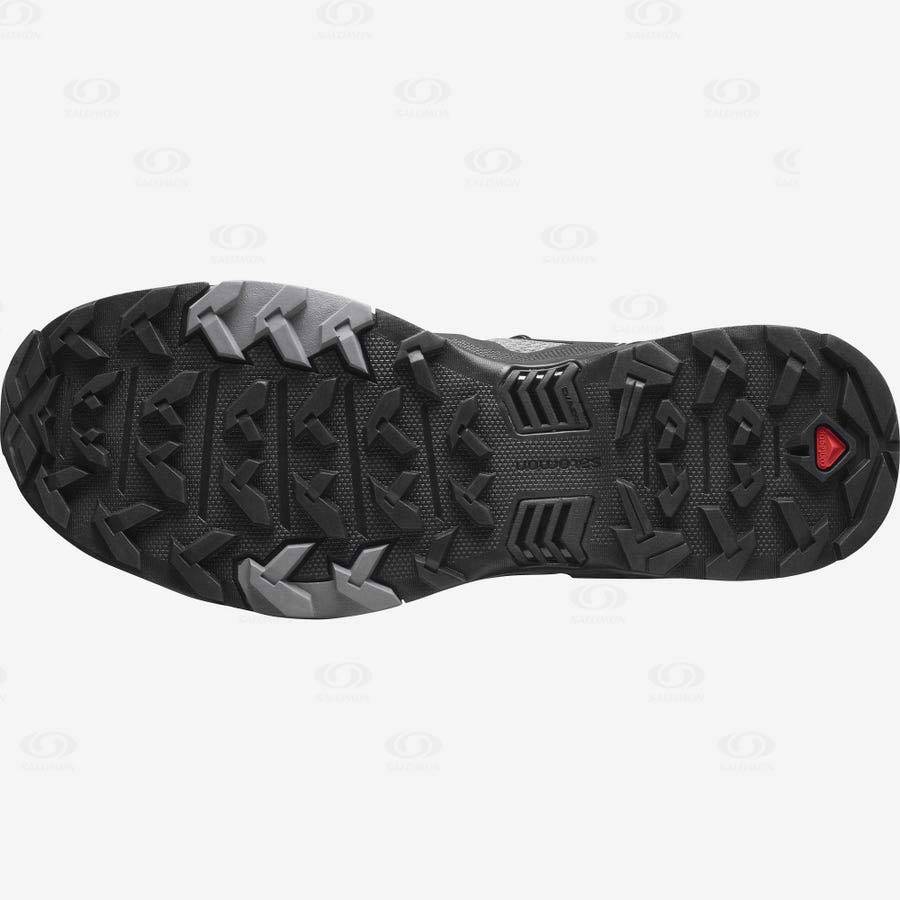 Tenis Senderismo Salomon X ULTRA 4 Hombre Grises Negros | MX-A2319