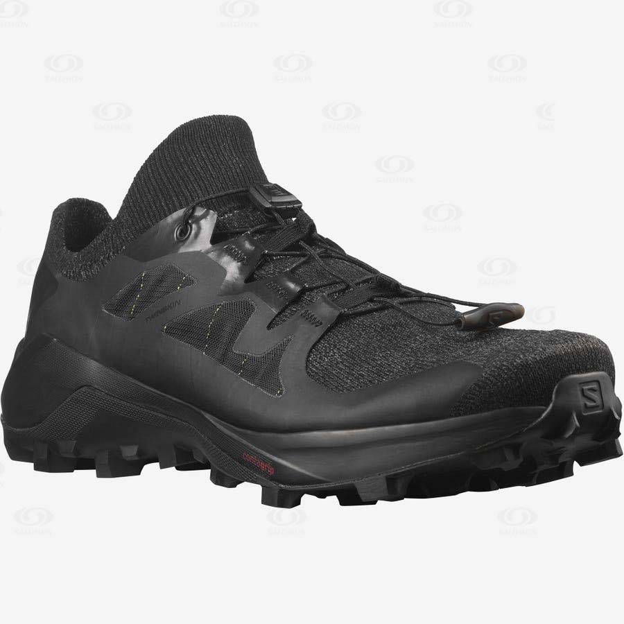 Tenis Trail Running Salomon CROSS PRO 2 Hombre Negros | MX-O2174