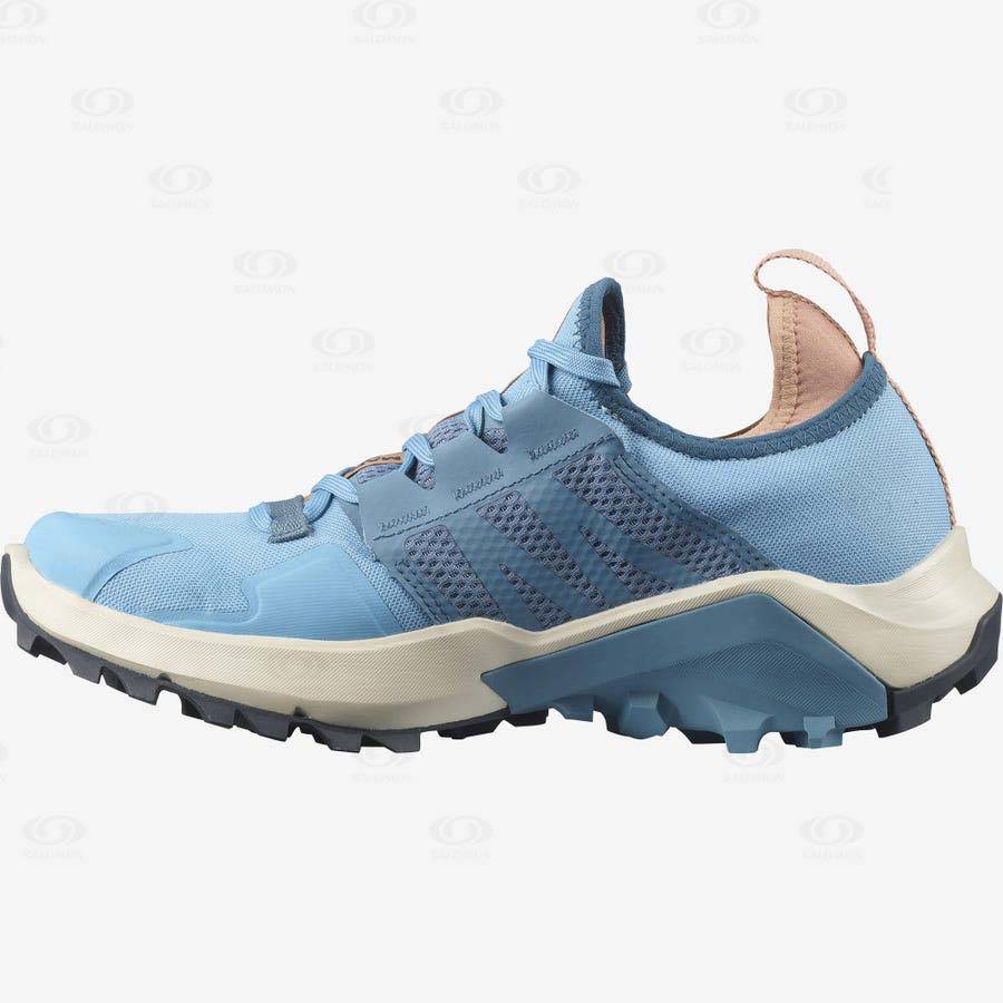 Tenis Trail Running Salomon MADCROSS GORE-TEX Mujer Azules | MX-L1501