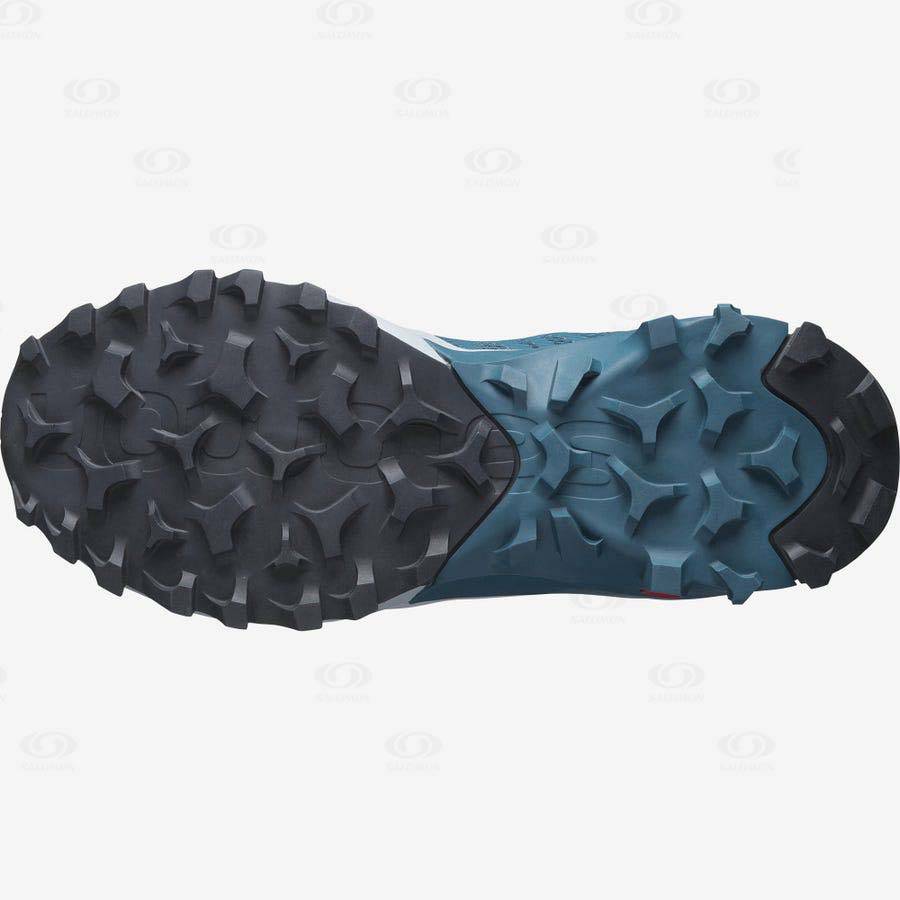 Tenis Trail Running Salomon MADCROSS GORE-TEX Hombre Azules | MX-O2120