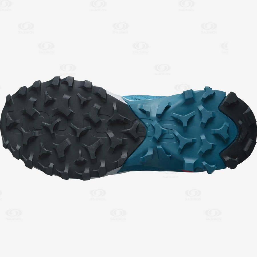 Tenis Trail Running Salomon MADCROSS Hombre Azules | MX-N1253