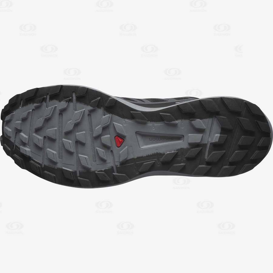 Tenis Trail Running Salomon SENSE RIDE 4 GORE-TEX INVISIBLE FIT Hombre Negros Negros | MX-O1432