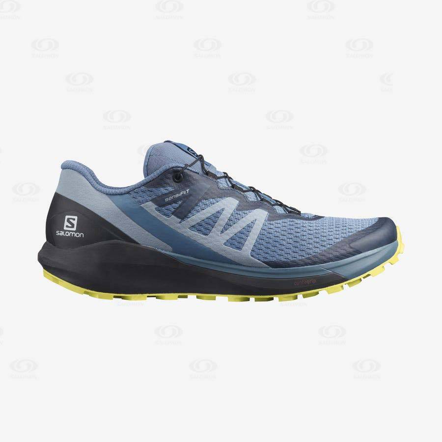 Tenis Trail Running Salomon SENSE RIDE 4 Hombre Grises | MX-O1523