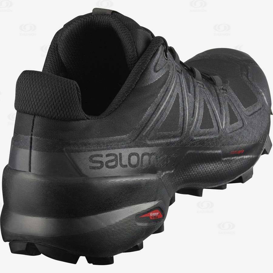 Tenis Trail Running Salomon SPEEDCROSS 5 WIDE Hombre Negros | MX-O1628