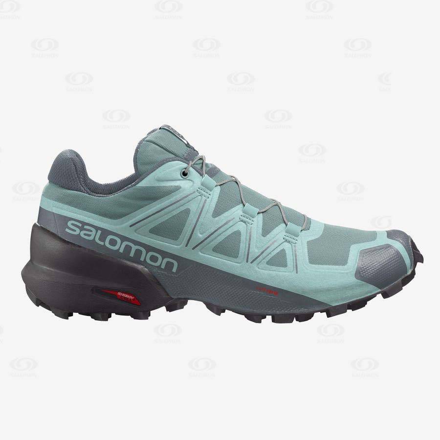 Tenis Trail Running Salomon SPEEDCROSS 5 Mujer Verdes | MX-S2311