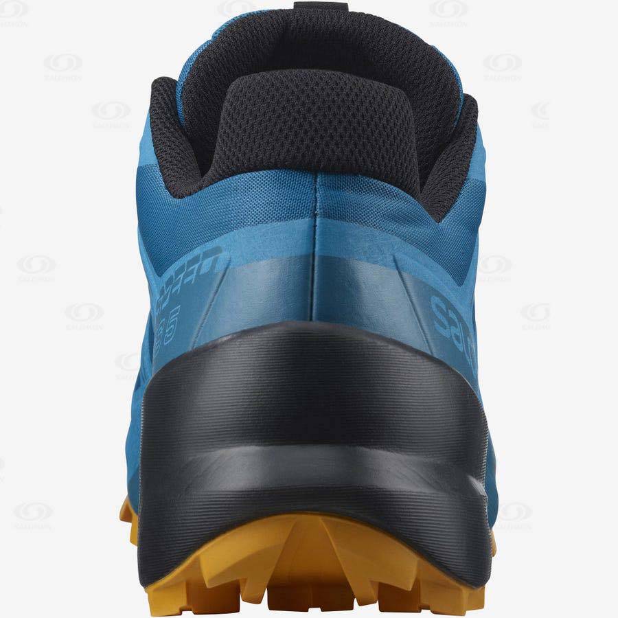 Tenis Trail Running Salomon SPEEDCROSS 5 Hombre Azules | MX-W3580