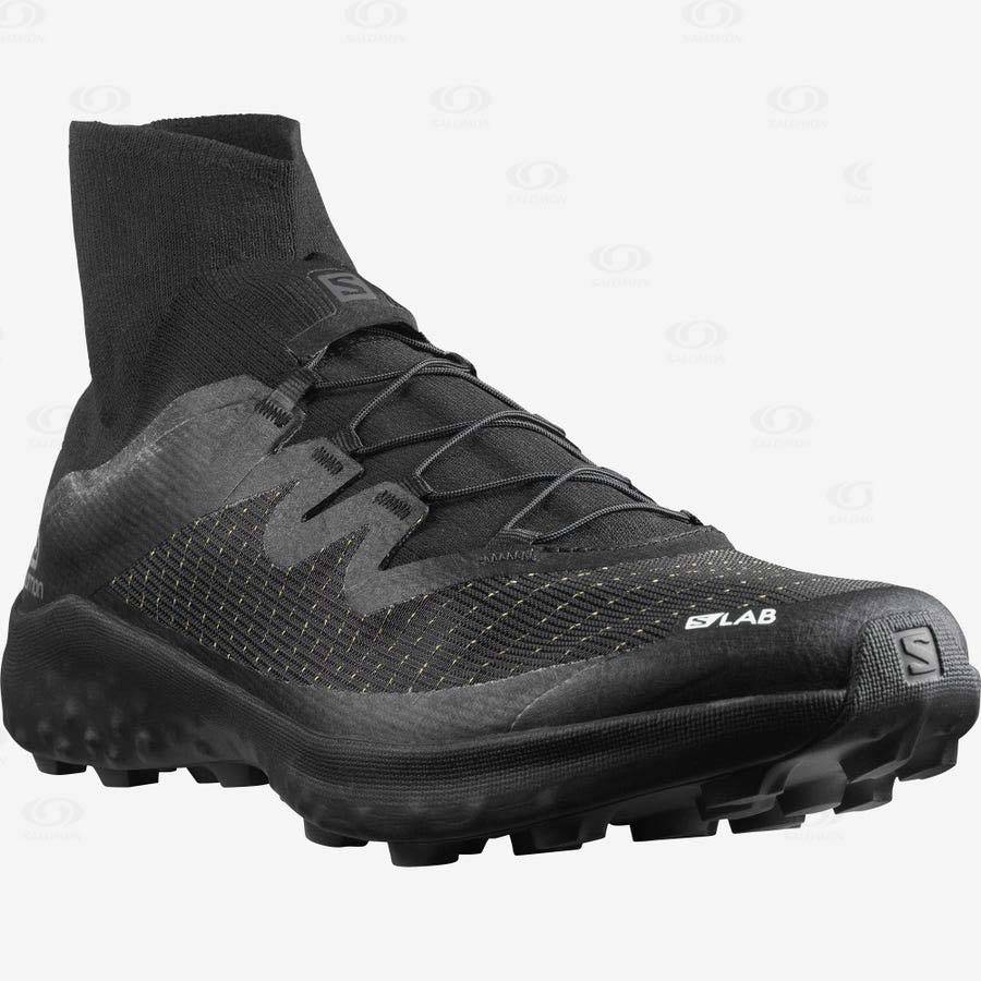 Tenis Trail Running Salomon S/LAB CROSS Hombre Negros | MX-W1750