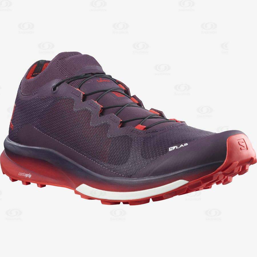 Tenis Trail Running Salomon S/LAB ULTRA 3 Mujer Morados | MX-A1934