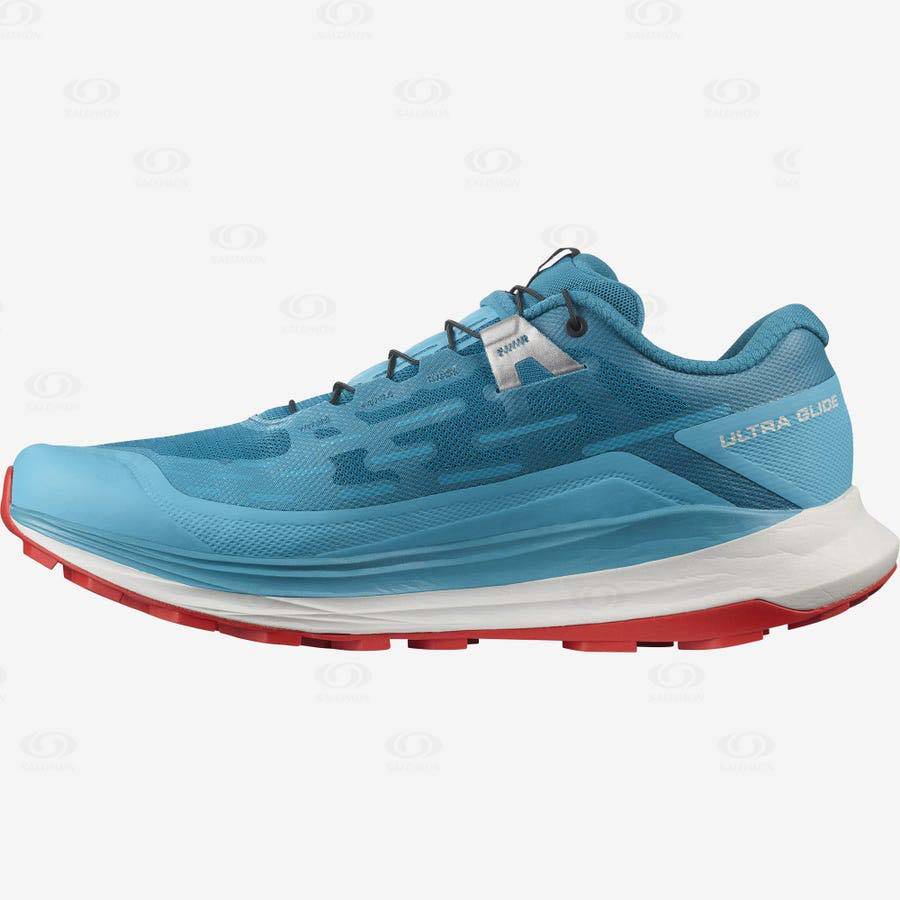 Tenis Trail Running Salomon ULTRA GLIDE Hombre Turquesa | MX-N1281