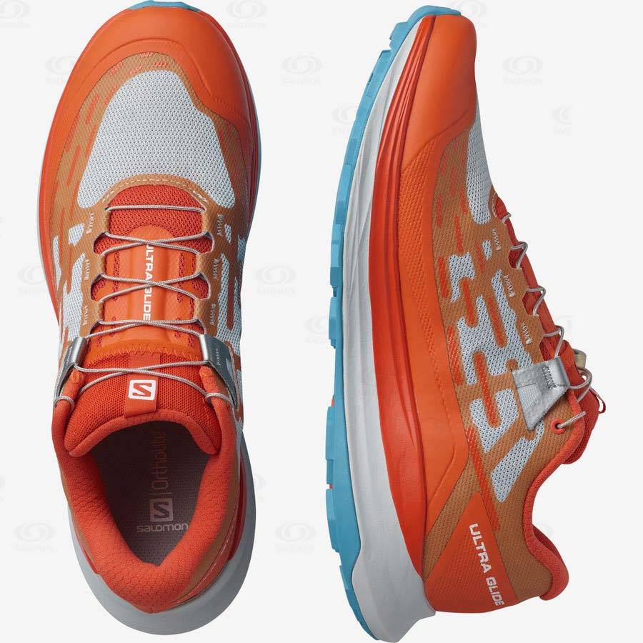 Tenis Trail Running Salomon ULTRA GLIDE Hombre Naranjas | MX-N1407