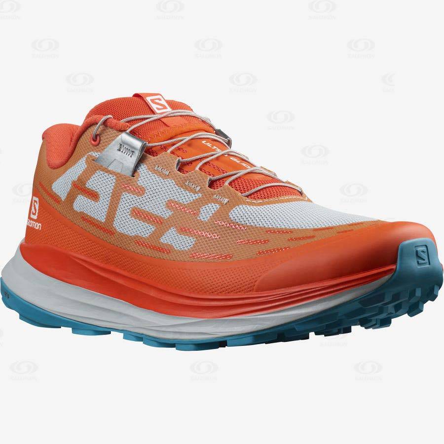 Tenis Trail Running Salomon ULTRA GLIDE Hombre Naranjas | MX-N1407