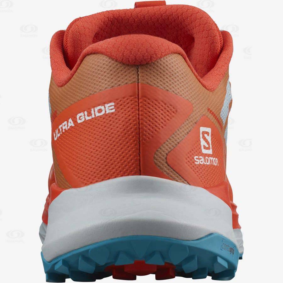 Tenis Trail Running Salomon ULTRA GLIDE Hombre Naranjas | MX-N1407