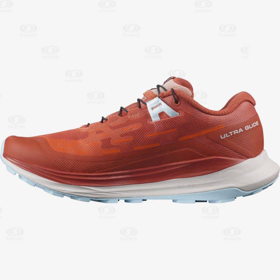 Tenis Trail Running Salomon ULTRA GLIDE Mujer Naranjas | MX-N2191