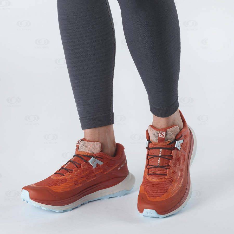 Tenis Trail Running Salomon ULTRA GLIDE Mujer Naranjas | MX-N2191