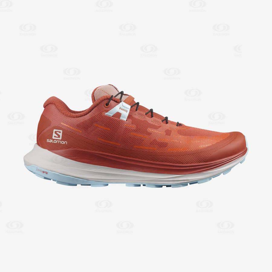 Tenis Trail Running Salomon ULTRA GLIDE Mujer Naranjas | MX-N2191