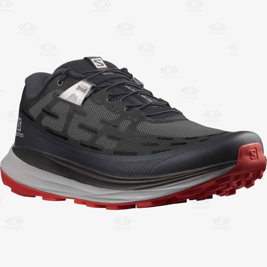 Tenis Trail Running Salomon ULTRA GLIDE Hombre Negros | MX-O2043