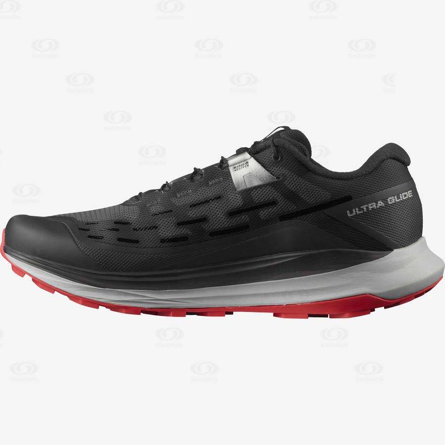 Tenis Trail Running Salomon ULTRA GLIDE Hombre Negros | MX-O2043