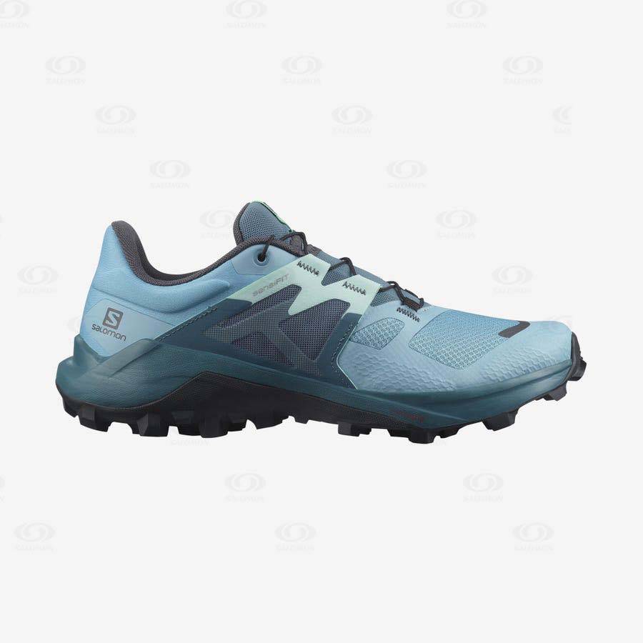 Tenis Trail Running Salomon WILDCROSS 2 Mujer Azules | MX-M2224