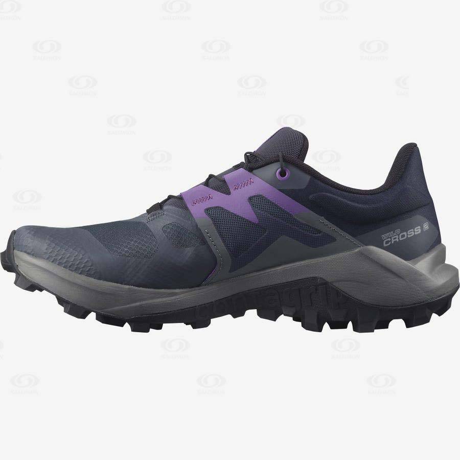 Tenis Trail Running Salomon WILDCROSS 2 Mujer Morados | MX-O2503