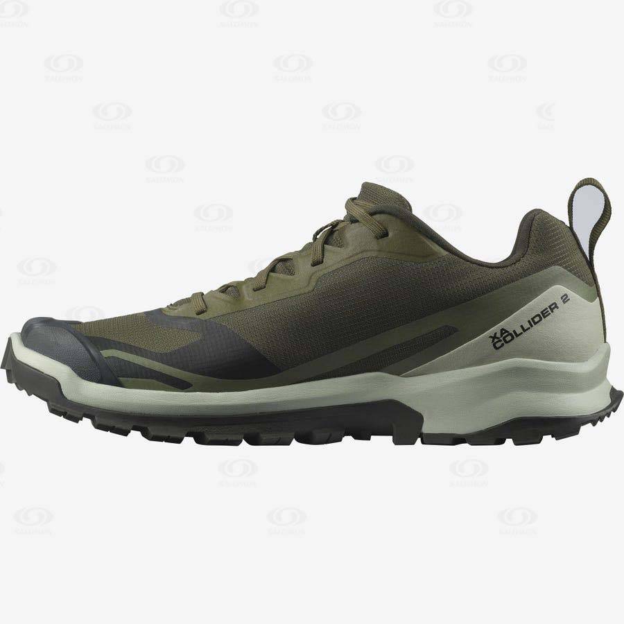 Tenis Trail Running Salomon XA COLLIDER 2 Hombre Verde Oliva | MX-M1048