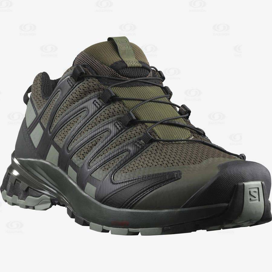 Tenis Trail Running Salomon XA PRO 3D V8 WIDE Hombre Morados Grises | MX-O2300