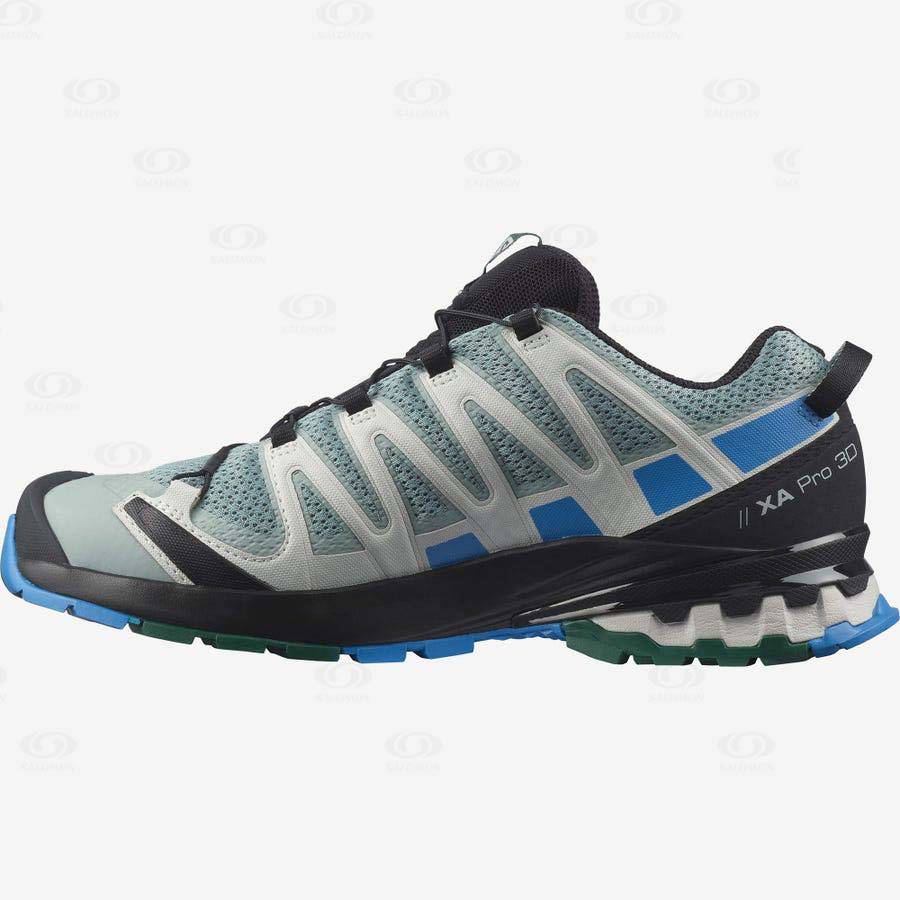 Tenis Trail Running Salomon XA PRO 3D v8 Hombre Verde Menta | MX-A2543