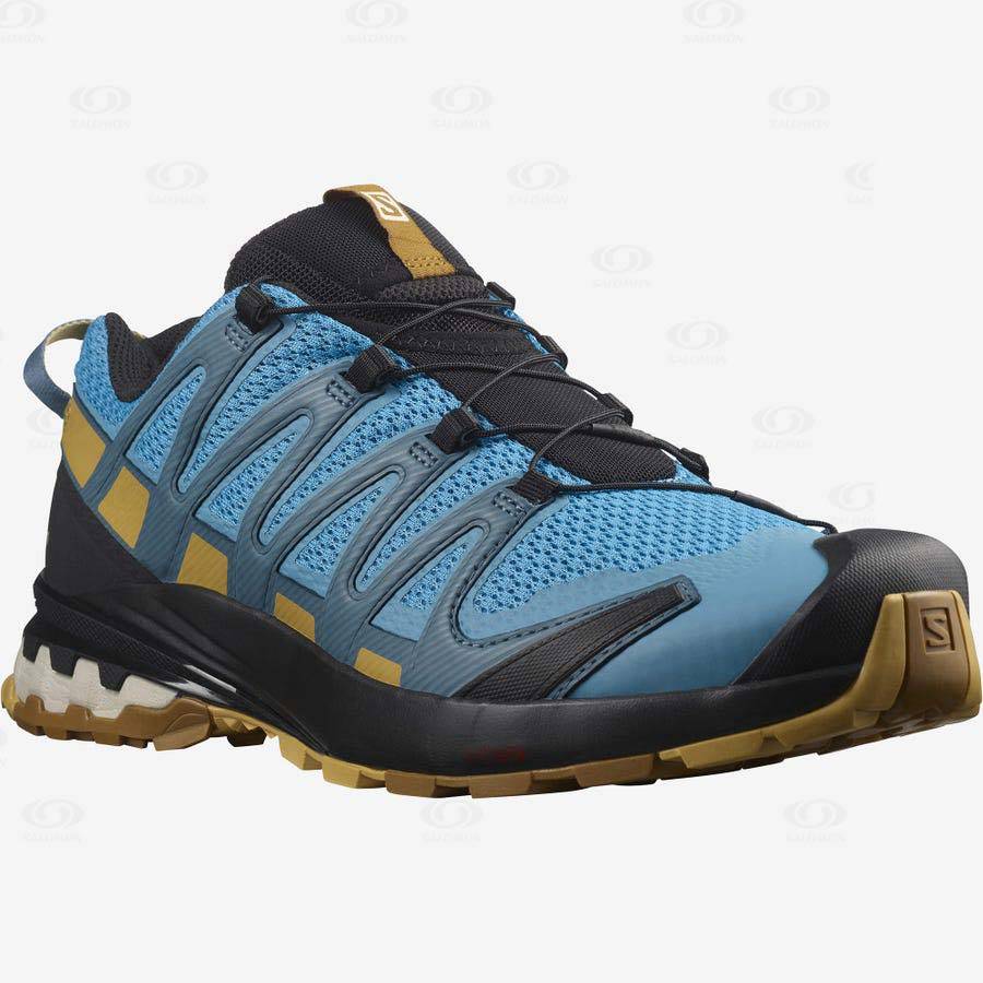 Tenis Trail Running Salomon XA PRO 3D v8 Hombre Azules | MX-O1574