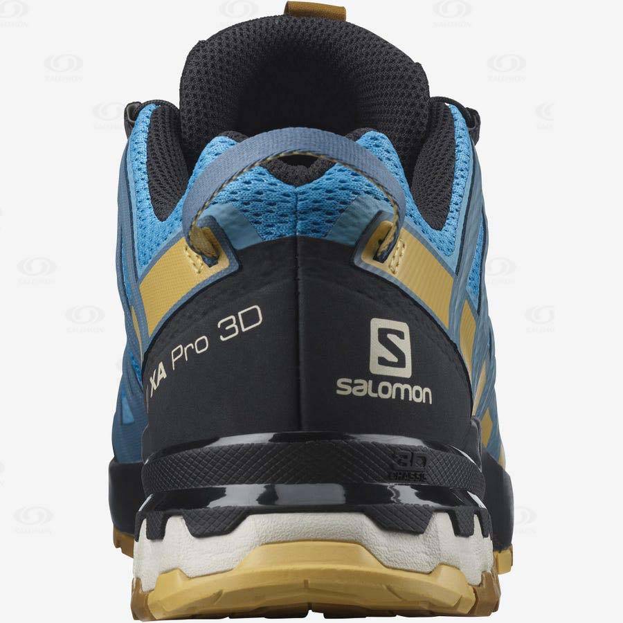 Tenis Trail Running Salomon XA PRO 3D v8 Hombre Azules | MX-O1574