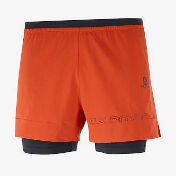 Bermudas Salomon CROSS 2IN1 Hombre Naranjas | MX-O1705