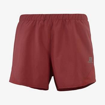 Bermudas Salomon CROSS REBEL 4'' Mujer Rojos | MX-L1557