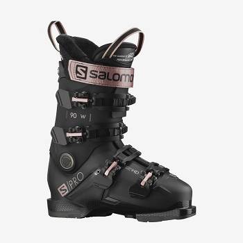 Botas Esqui Salomon S/PRO 90 Mujer Negros Dorados | MX-O1672