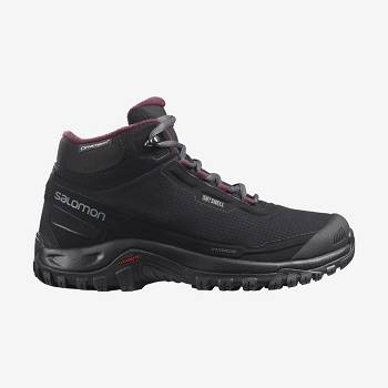 Botas Impermeables Salomon SHELTER CLIMASALOMON™ Mujer Negros | MX-W1420