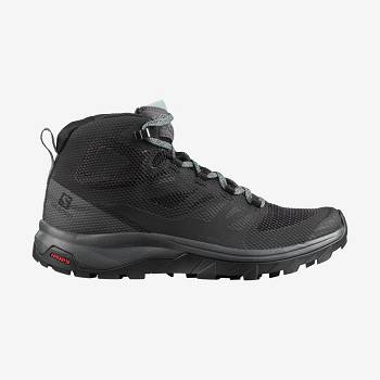 Botas Montaña Salomon OUTLINE MID GORE-TEX Mujer Azul Marino | MX-O1154