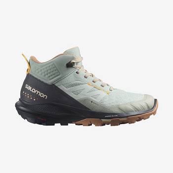 Botas Montaña Salomon OUTPULSE MID GORE-TEX Mujer Verde Menta | MX-M2042