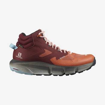 Botas Montaña Salomon PREDICT HIKE MID GORE-TEX Mujer Naranjas | MX-L1494