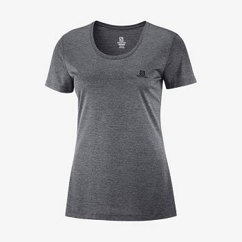 Camiseta Salomon AGILE Mujer Grises | MX-A1080