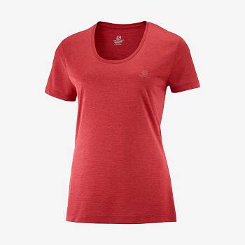 Camiseta Salomon AGILE Mujer Rojos | MX-L2530