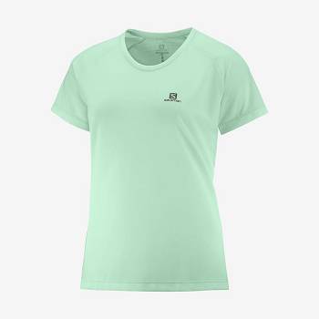 Camiseta Salomon CROSS REBEL Mujer Verdes | MX-S1527