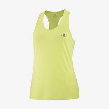 Camiseta Salomon CROSS RUN Mujer Verdes | MX-N2100