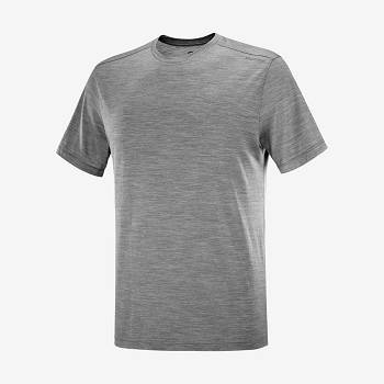 Camiseta Salomon OUTLIFE MERINO BLEND Hombre Grises | MX-L1228