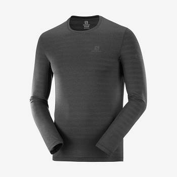 Camiseta Salomon OUTLINE Hombre Negros | MX-W3930