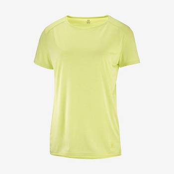 Camiseta Salomon OUTLINE SUMMER Mujer Verde Menta | MX-N2254