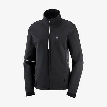 Chaqueta Softshell Salomon Chaquetas AGILE SOFTSHELL Mujer Negros | MX-S1219