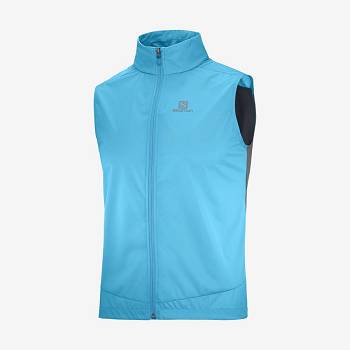 Chaqueta Softshell Salomon Chaquetas BONATTI AERO HYBRID Hombre Azules | MX-M1447