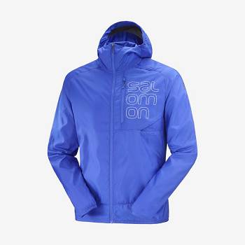 Chaqueta Softshell Salomon Chaquetas BONATTI CROSS WIND Hombre Azules | MX-N1582