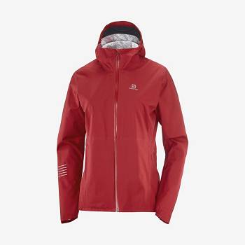 Chaqueta Softshell Salomon Chaquetas BONATTI WATERPROOF Mujer Rojos | MX-O2293