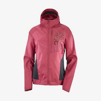 Chaqueta Softshell Salomon Chaquetas BONATTI CROSS WIND Mujer Rojos | MX-S2003