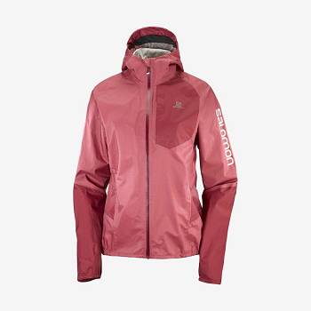 Chaqueta Softshell Salomon Chaquetas BONATTI WATERPROOF Mujer Rojos | MX-W3490