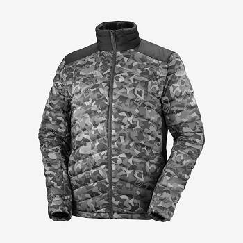 Chaqueta Softshell Salomon Chaquetas ESSENTIAL XWARM DOWN Hombre Blancos Negros | MX-A2347